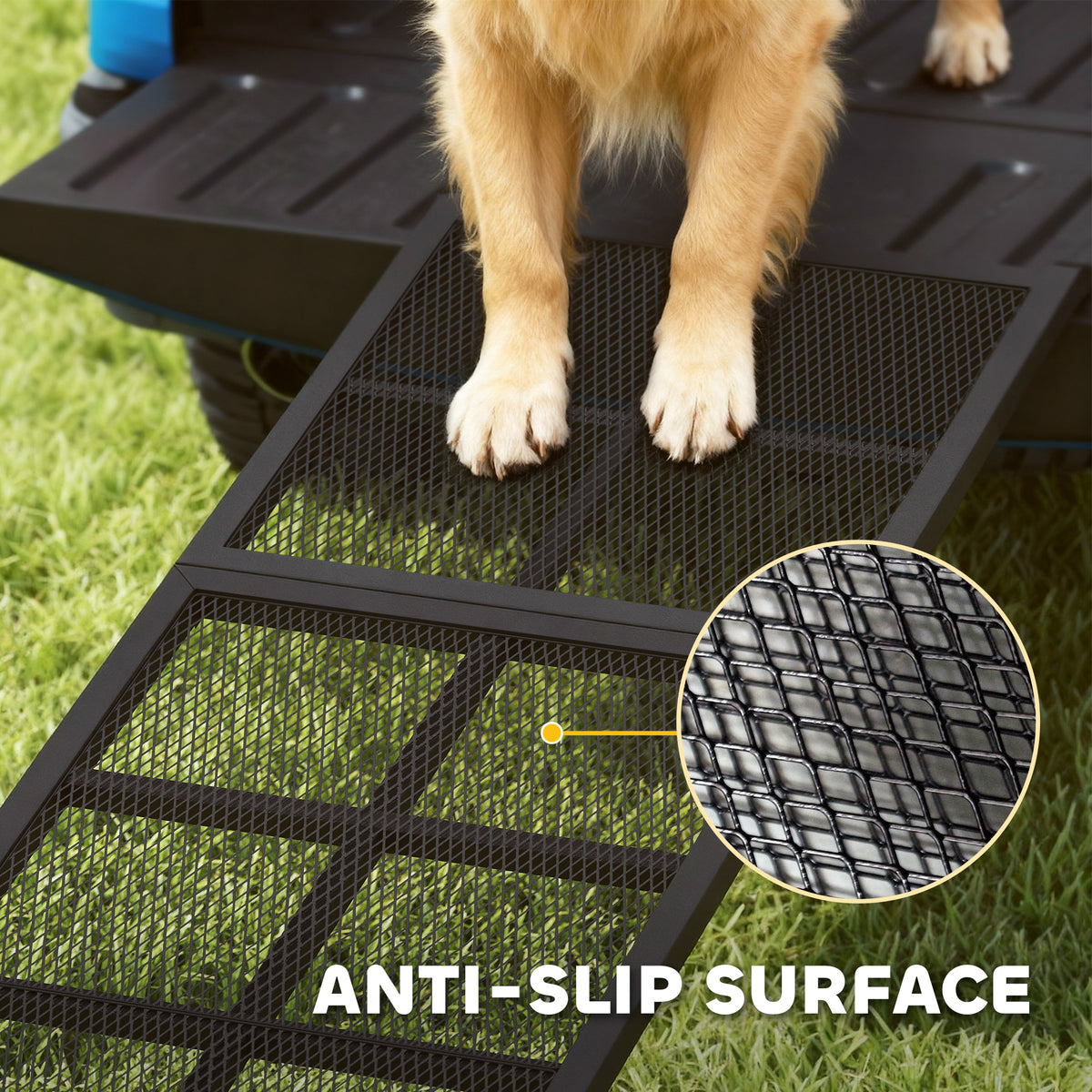 Extra-Long Wide Folding Dog Ramp, 75 in