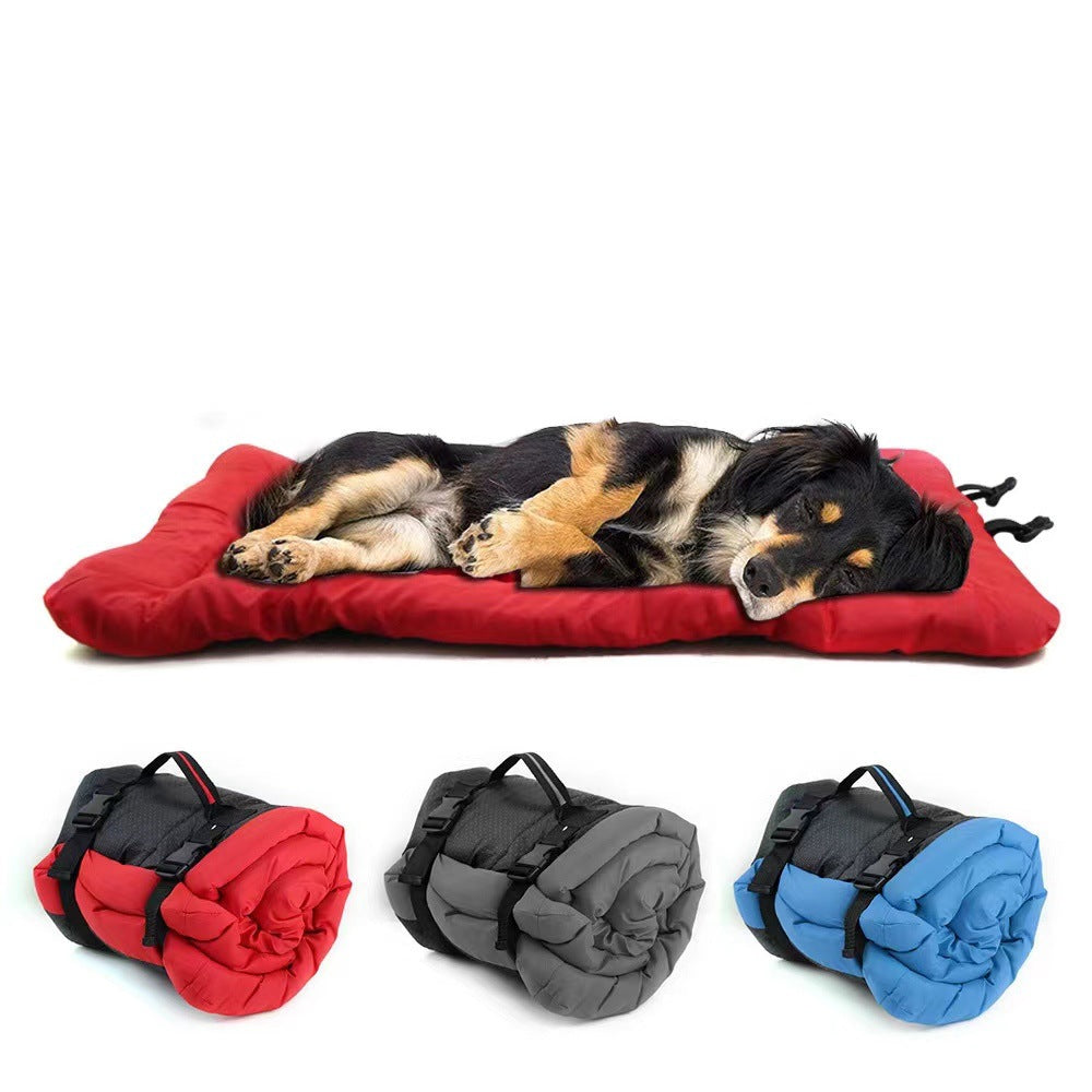 Roll-Up Water-Resistant Travel Dog Bed