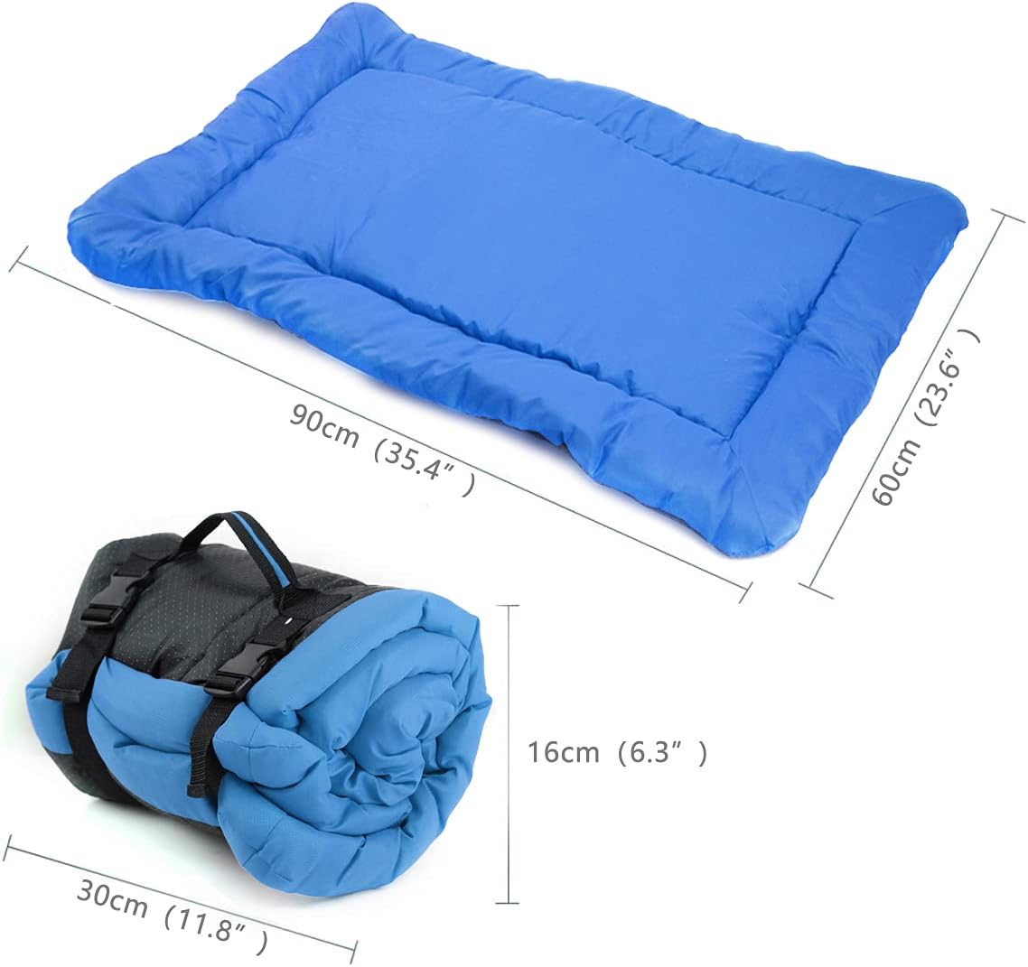 Roll-Up Water-Resistant Travel Dog Bed