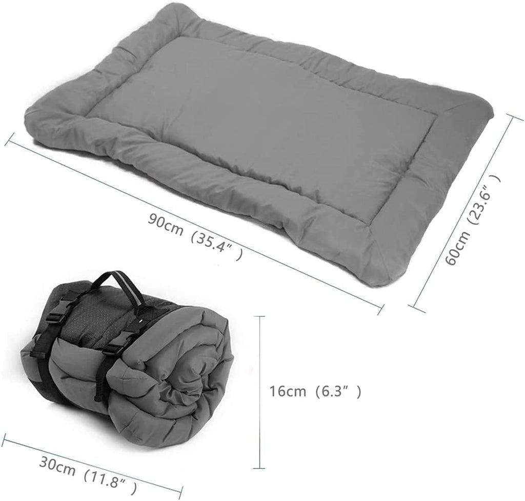 Roll-Up Water-Resistant Travel Dog Bed