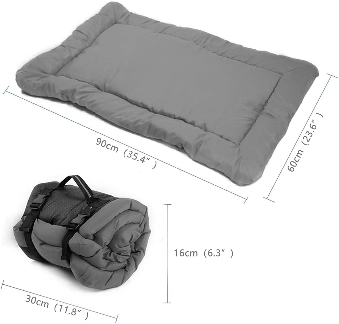 Roll-Up Water-Resistant Travel Dog Bed