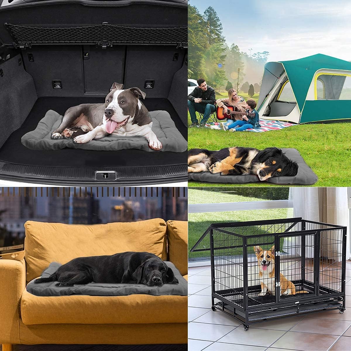 Roll-Up Water-Resistant Travel Dog Bed