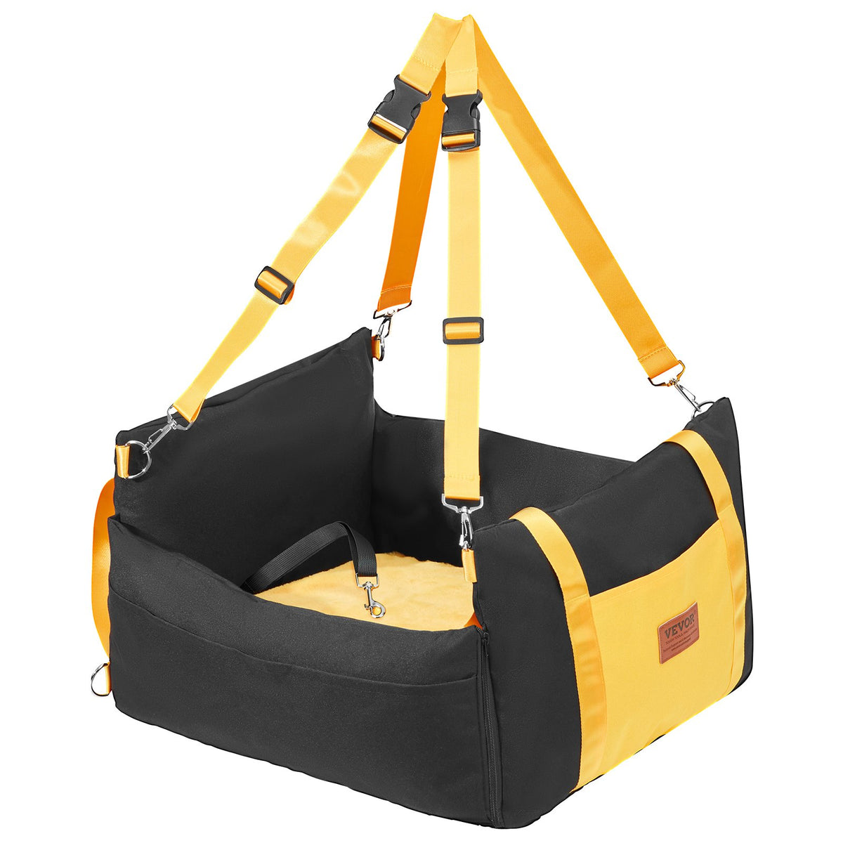 Small Dog Booster Seat – booster seat with adjustable headrest straps