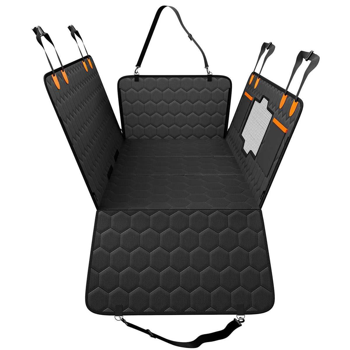 Heavy-Duty Back-Seat Cover – top view of the quilted cover