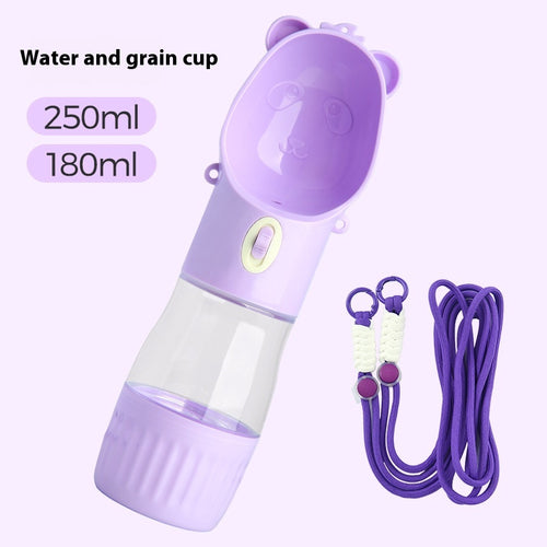 2-in-1 Travel Water Bottle & Food Cup