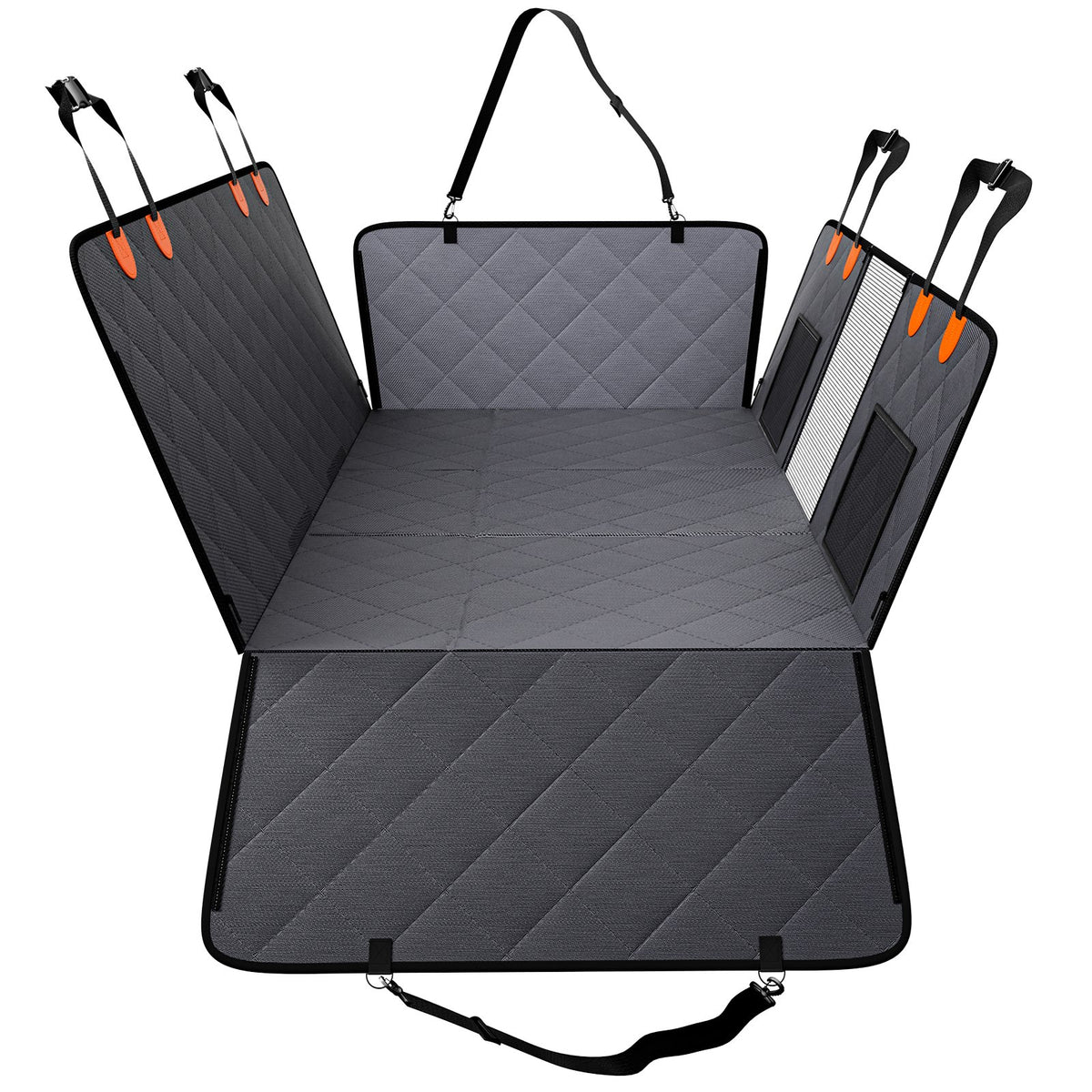 Premium Waterproof Back-Seat Cover – top view of the quilted cover