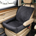 Front-Seat Dog Car Bed with Raised Sides