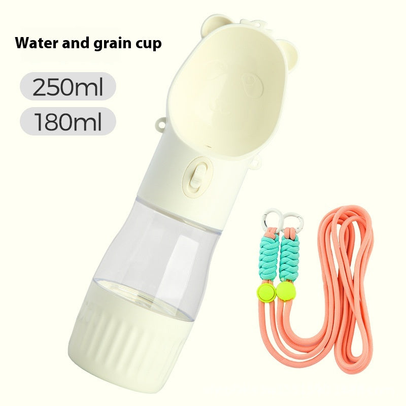 2-in-1 Travel Water Bottle & Food Cup
