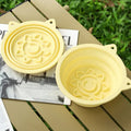 3-in-1 Collapsible Travel Bowl with Slow-Feeder Insert – collapsible travel bowl and slow-feeder insert outdoors