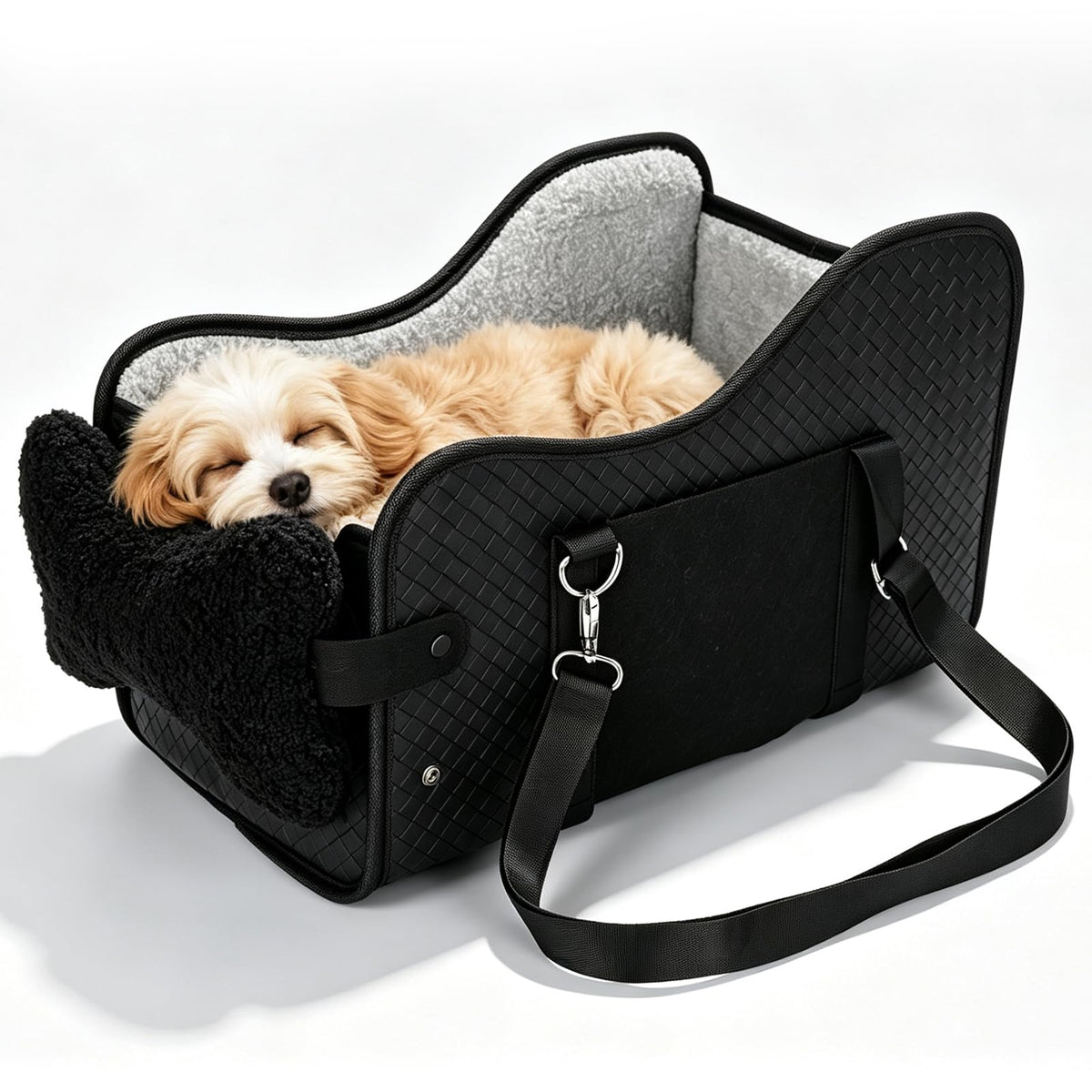 Center Console Dog Car Seat for Small Dogs