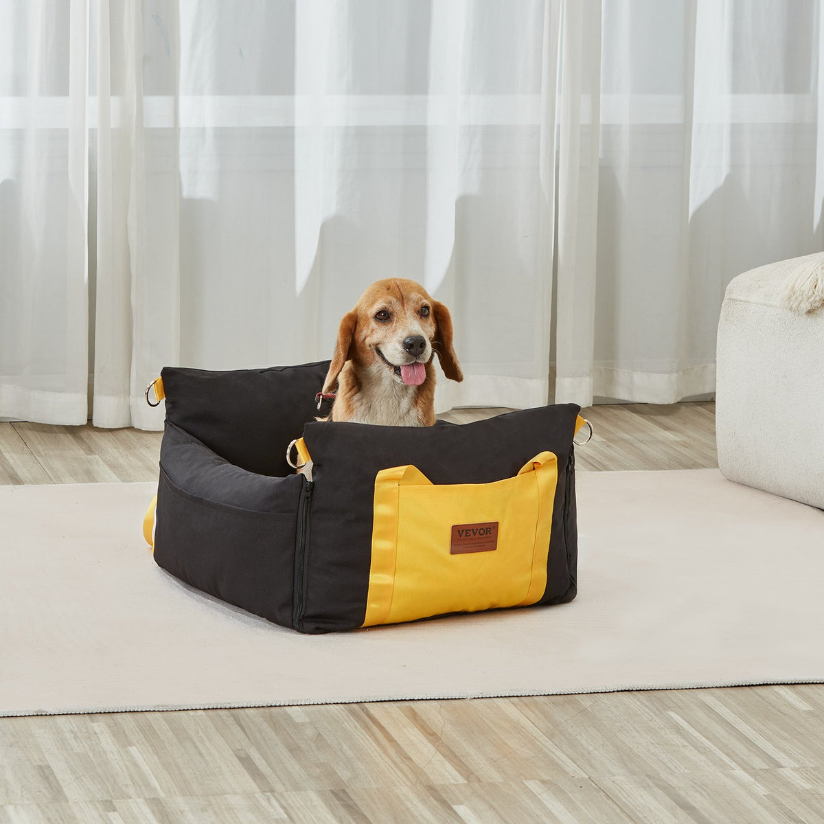 Small Dog Booster Seat – small dog sitting in the booster seat
