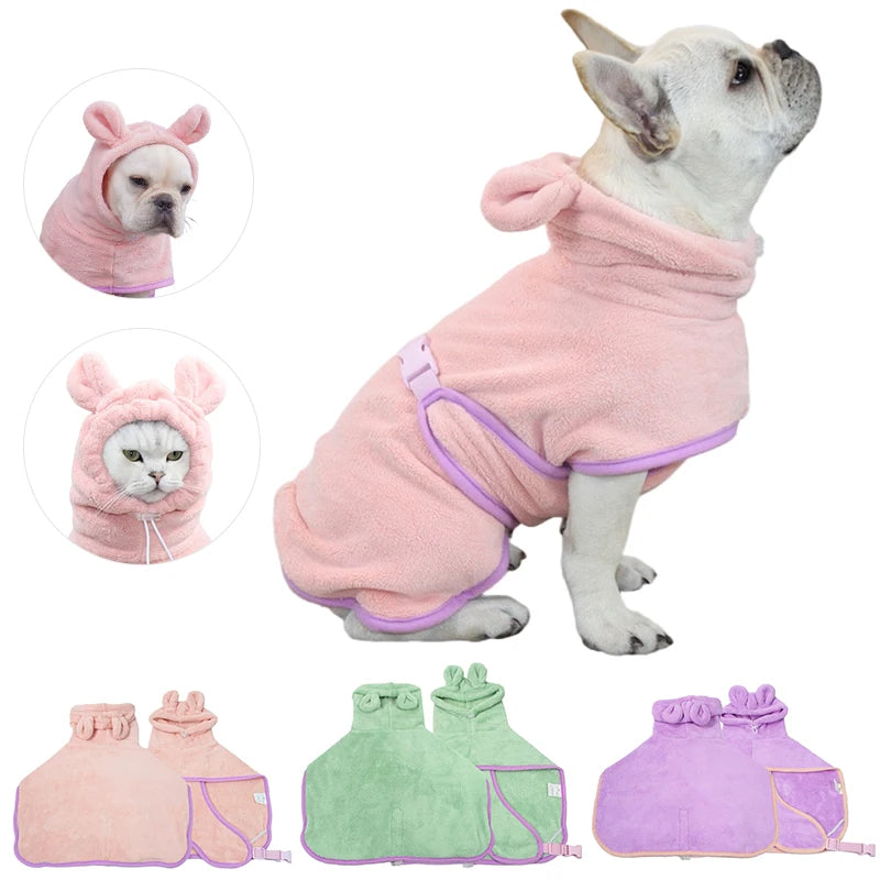 Microfiber Dog Drying Robe